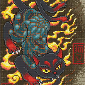 Nekomata (Sick-Ass Panther Tattoo Style)